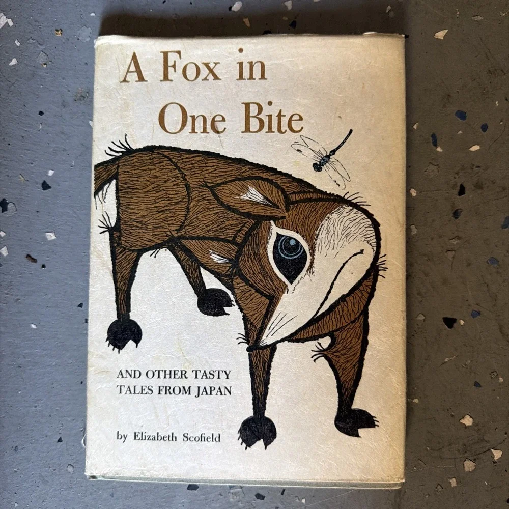 A Fox in One Bite Vtg 1965 1st Edition Elizabeth Scofield HCDJ OOP Rare